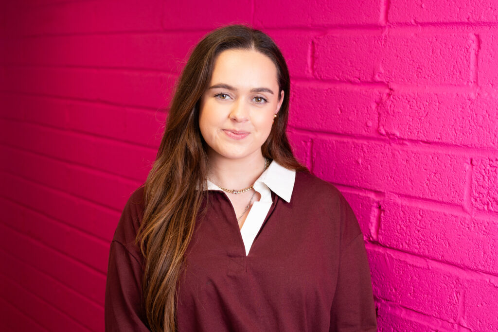 Katherine O'Halloran, podcast producer at The Podcast Guys